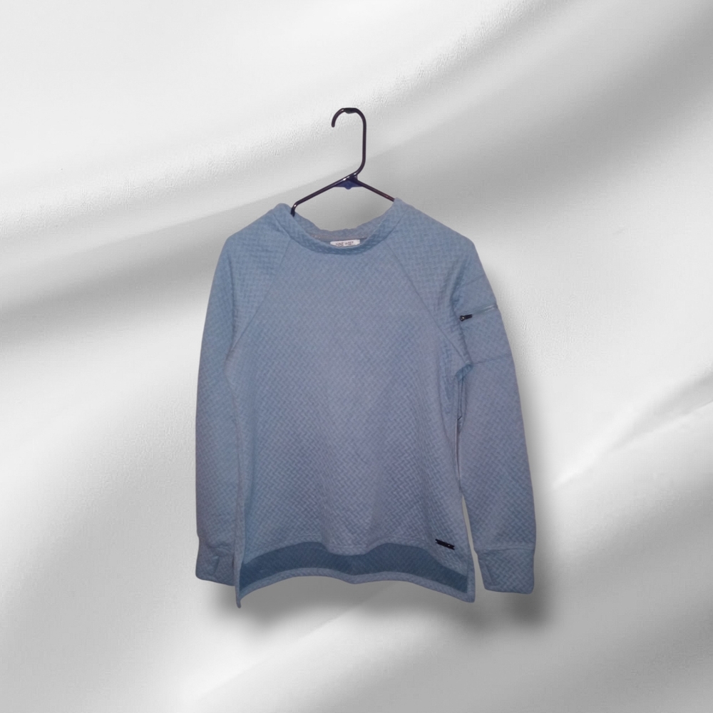 New Nine West Active Textured Pullover Sweatshirt Ladies Size Small